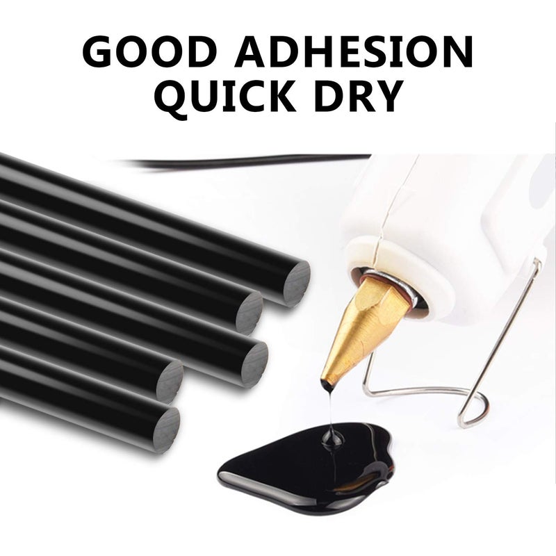 ENPOINT 72 Pack Black Hot Glue Sticks Bulk, 0.27x4" Mini Hot Glue Sticks for Car Dent Repair Handmade DIY Art Craft Home Office Project Craftwork Fix & Repairs - Image 3